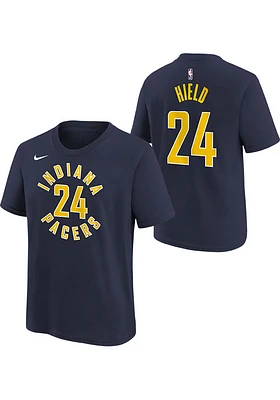 Buddy Hield Indiana Pacers Youth Navy Blue Icon NN Player Tee