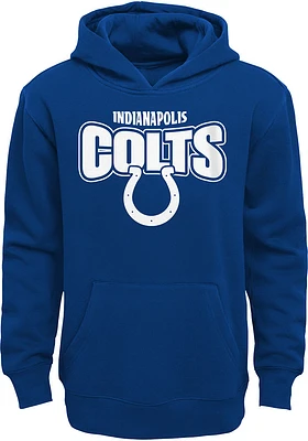 Indianapolis Colts Boys Blue Draft Pick Long Sleeve Hooded Sweatshirt