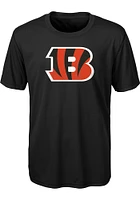 Cincinnati Bengals Boys Black Primary Logo Short Sleeve T-Shirt