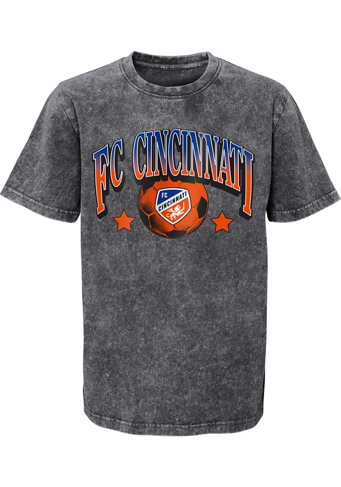 FC Cincinnati Boys Charcoal All Star Short Sleeve T-Shirt