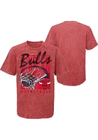 Chicago Bulls Youth Red Headliner Short Sleeve T-Shirt