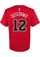 Ayo Dosunmu Chicago Bulls Youth Red NN Player Tee