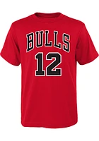 Ayo Dosunmu Chicago Bulls Youth Red NN Player Tee