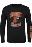 Cincinnati Bengals Youth Orange Game Day 3-In-1 Long Sleeve T-Shirt