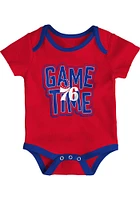 Philadelphia 76ers Baby Blue 3PK Playtime One Piece