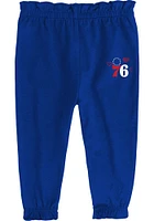 Philadelphia 76ers Infant Girls Blue I Love Basketball Set Top and Bottom