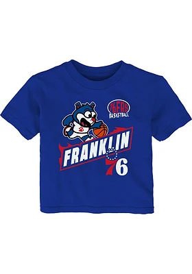 Philadelphia 76ers Infant Sizzle Short Sleeve T-Shirt Blue