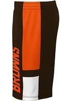 Cleveland Browns Youth Brown Lateral Shorts
