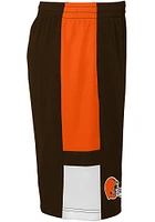 Cleveland Browns Youth Brown Lateral Shorts