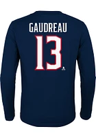 Johnny Gaudreau Columbus Blue Jackets Youth Flat NN LS Player Tee