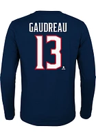 Johnny Gaudreau Columbus Blue Jackets Youth Flat NN LS Player Tee