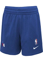Nike Philadelphia 76ers Youth Blue Dri-Fit Player Shorts