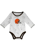 Cleveland Browns Infant Brown Dream Team Hat Set Top and Bottom