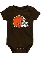 Cleveland Browns Baby Brown Game On Trio One Piece