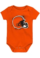 Cleveland Browns Baby Brown Game On Trio One Piece
