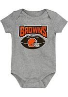 Cleveland Browns Baby Brown Game On Trio One Piece