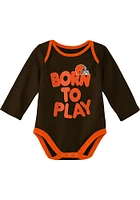 Cleveland Browns Baby Brown Playtime Duo One Piece