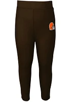Cleveland Browns Girls Brown Forever Love Set Top and Bottom