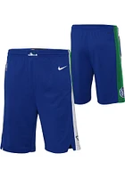 Nike Dallas Mavericks Youth Blue City Edition Swingman Shorts