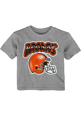 Cleveland Browns Infant Huddle Up Short Sleeve T-Shirt Grey