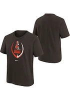 Nike Cleveland Browns Youth Brown Football Icon Short Sleeve T-Shirt