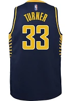 Myles Turner  Nike Indiana Pacers Youth Icon Swingman Player Navy Blue Basketball Jersey