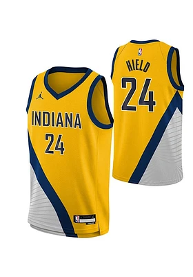 Buddy Hield  Nike Indiana Pacers Youth Statement Swingman Gold Basketball Jersey