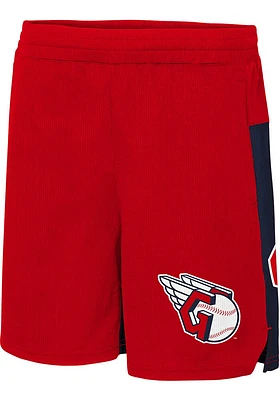 Cleveland Guardians Youth Navy Blue 77 Innings Stretch Shorts