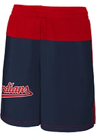 Cleveland Guardians Youth Navy Blue 77 Innings Stretch Shorts