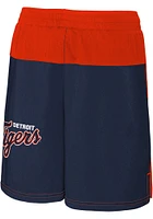 Detroit Tigers Youth Navy Blue 77 Innings Stretch Shorts