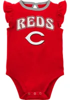 Cincinnati Reds Baby Red Little Fan Design Set One Piece