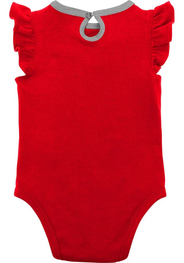 Cincinnati Reds Baby Red Little Fan Design Set One Piece