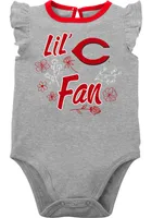 Cincinnati Reds Baby Red Little Fan Design Set One Piece