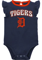 Detroit Tigers Baby Navy Blue Little Fan Design Set One Piece