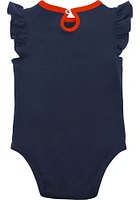 Detroit Tigers Baby Navy Blue Little Fan Design Set One Piece