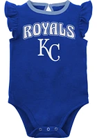 Kansas City Royals Baby Blue Little Fan Design Set One Piece