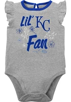 Kansas City Royals Baby Blue Little Fan Design Set One Piece