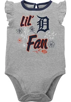 Detroit Tigers Baby Navy Blue Little Fan Set One Piece