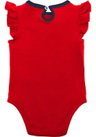 St Louis Cardinals Baby Red Little Fan Design Set One Piece