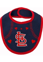 St Louis Cardinals Baby Red Love of Baseball Bib and Bootie Set One Piece