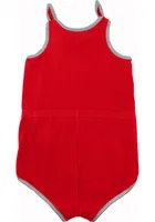 Cincinnati Reds Baby Red Hit and Run Romper Short Sleeve One Piece