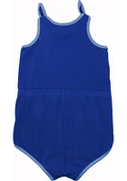 Kansas City Royals Baby Blue Hit and Run Romper Short Sleeve One Piece