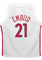 Joel Embiid  Nike Philadelphia 76ers Toddler White City Edition Replica Jersey Basketball