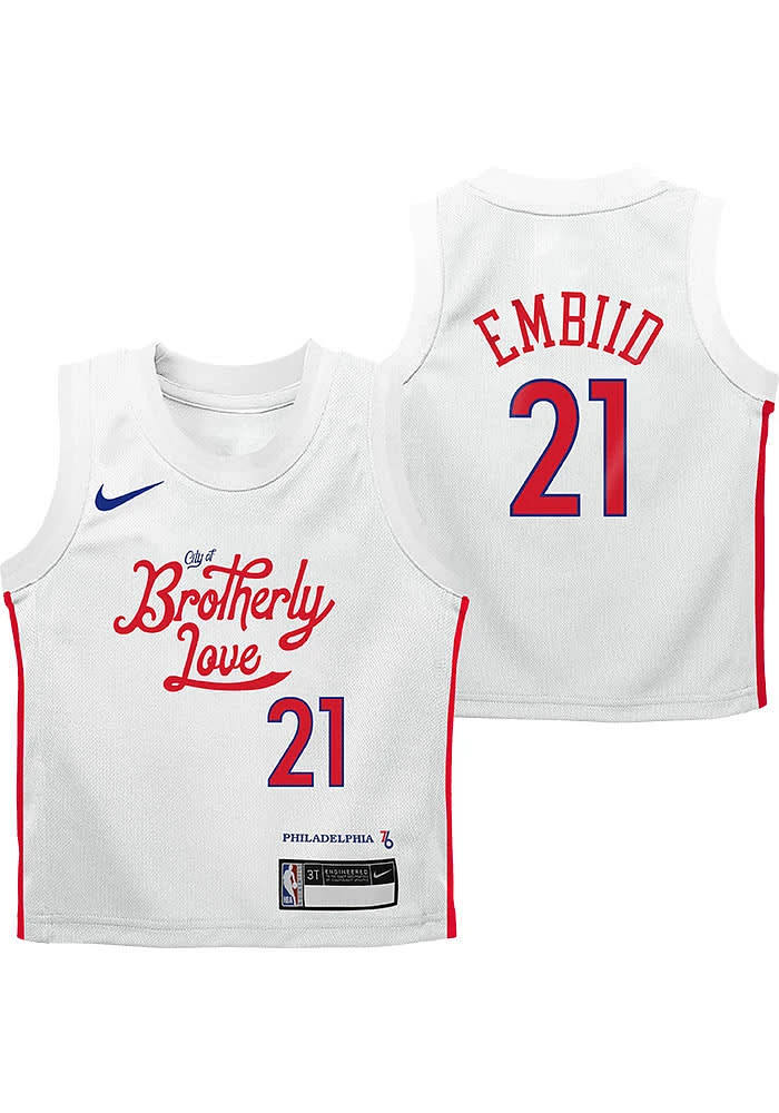 76ers Baby  Joel Embiid City Edition Replica Basketball Jersey