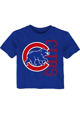 Chicago Cubs Infant Baby Mascot Short Sleeve T-Shirt Blue