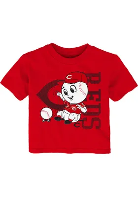 Mr. Red Cincinnati Reds Infant Baby Mascot Short Sleeve T-Shirt