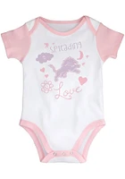 Detroit Lions Infant Girls Pink Spreading Love Set Top and Bottom