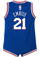 76ers Baby  Joel Embiid Nike NBA Replica Romper Basketball Jersey