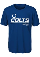 Indianapolis Colts Boys Blue Engage Short Sleeve T-Shirt