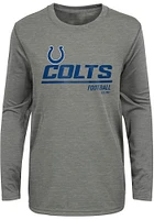 Indianapolis Colts Youth Grey Engage Long Sleeve T-Shirt